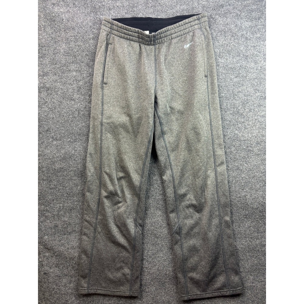 Nike Dri-FIT Training Pants Mens Medium Grey Heather Straight Leg Athleisure